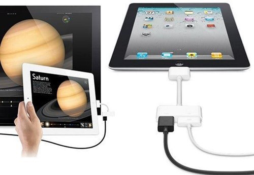 kết nối máy tính bảng với máy chiếu projector