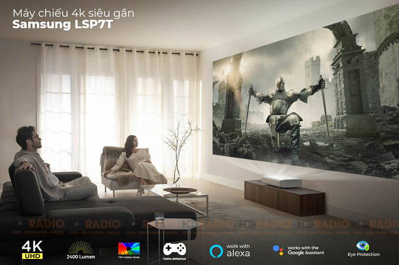 Máy chiếu 4k siêu gần Samsung LSP7T