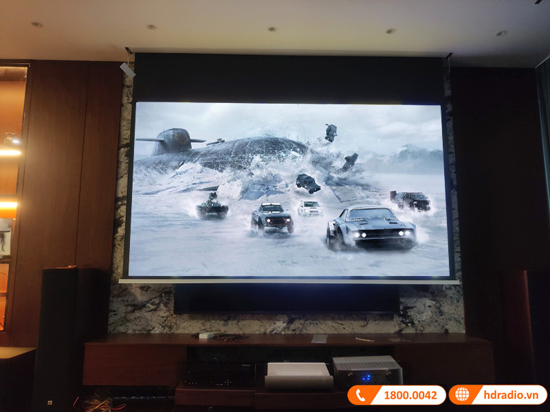 ảnh thực tế Máy chiếu 4K siêu gần Viewsonic X2000-4K