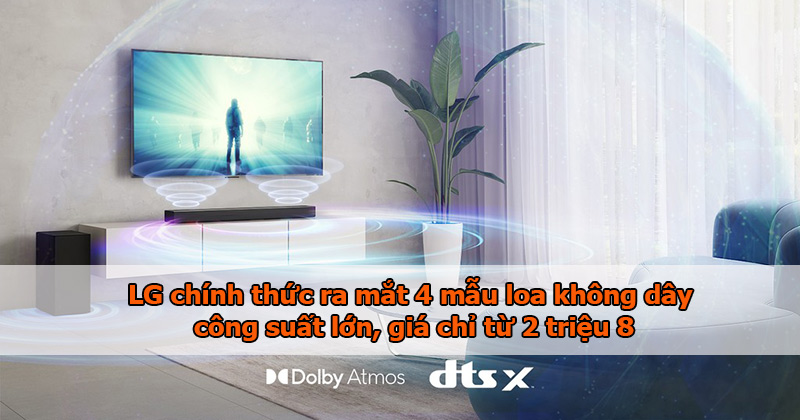 Hãng LG ra mắt Loạt Loa Bluetooth, Loa Soundnbar Mới 2022