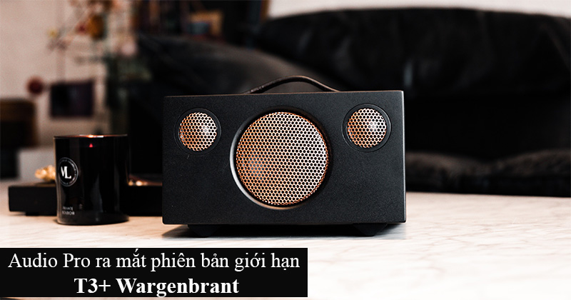 Audio Pro hợp tác với Andreas Wargenbrant cho phiên bản giới hạn loa bluetooth T3+