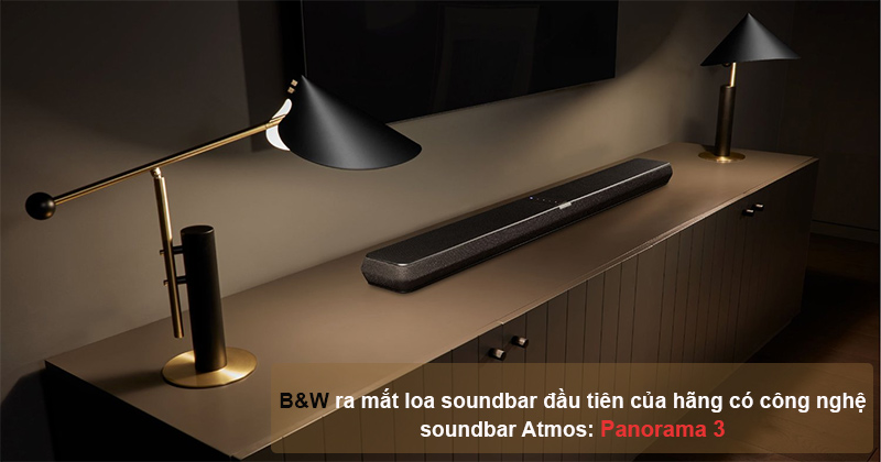 Bowers & Wilkins chính thức ra mắt loa Panorama 3 có công nghệ soundbar Atmos đầu tiên của hãng với trang bị 13 củ loa