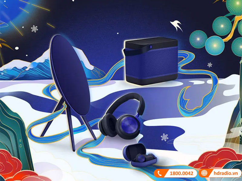 Ấn tượng với bộ sưu tập giới hạn indigo blue của hãng Bang & Olufsen