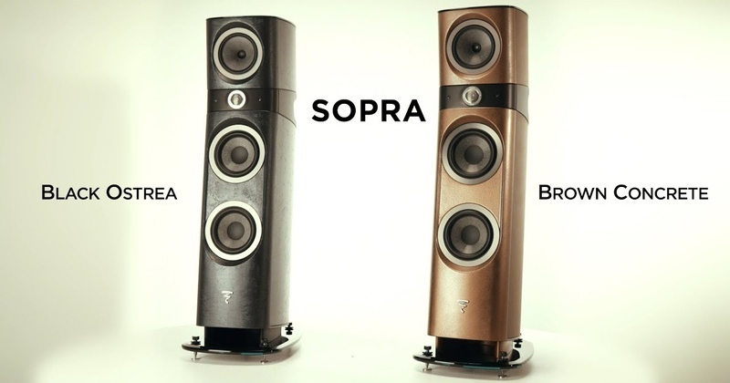 Hãng Focal ra mắt 2 phiên bản màu Black Ostrea và Brown Concrete cho mẫu loa Focal Sopra No2