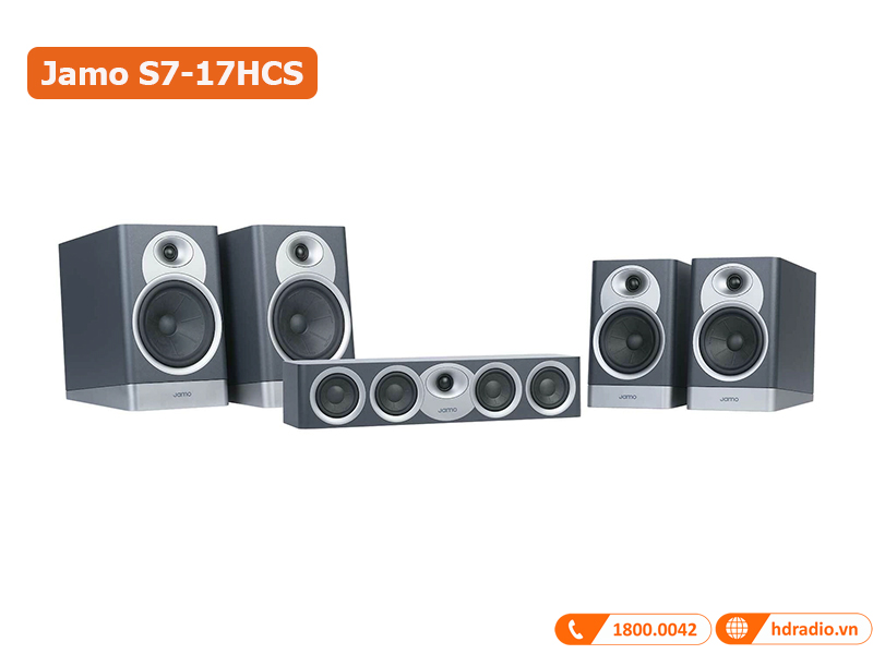 Xem phim hoàn hảo với Bộ loa Jamo S7-17HCS mới 2022