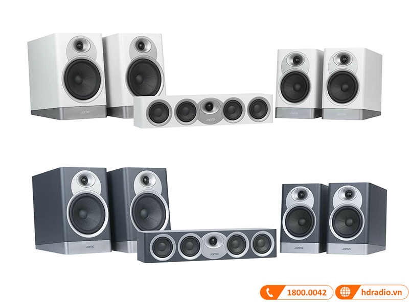 em phim hoàn hảo với Bộ loa Jamo S7-25HCS và Jamo S7-17HCS mới 2022