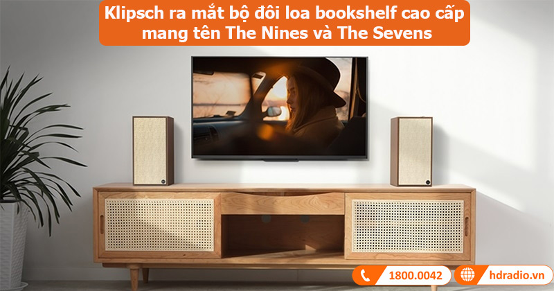 Chiêm ngưỡng bộ đôi loa bookshelf mới nhất của thương hiệu Klipsch mang tên The Nines và The Sevens