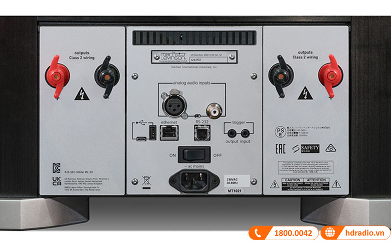 Mark Levinson ra mắt poweramp ML-50