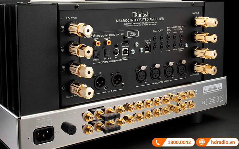 Chiêm ngưỡng McIntosh MA12000: Mẫu amply tích hợp cao cấp toàn diện nhất hiện nay