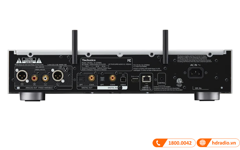 Technics cho ra mắt đầu phát nhạc số kiêm CD/SACD player SL-G700 thế hệ thứ 2 Technics cho ra mắt đầu phát nhạc số kiêm CD/SACD player SL-G700 thế hệ thứ 2