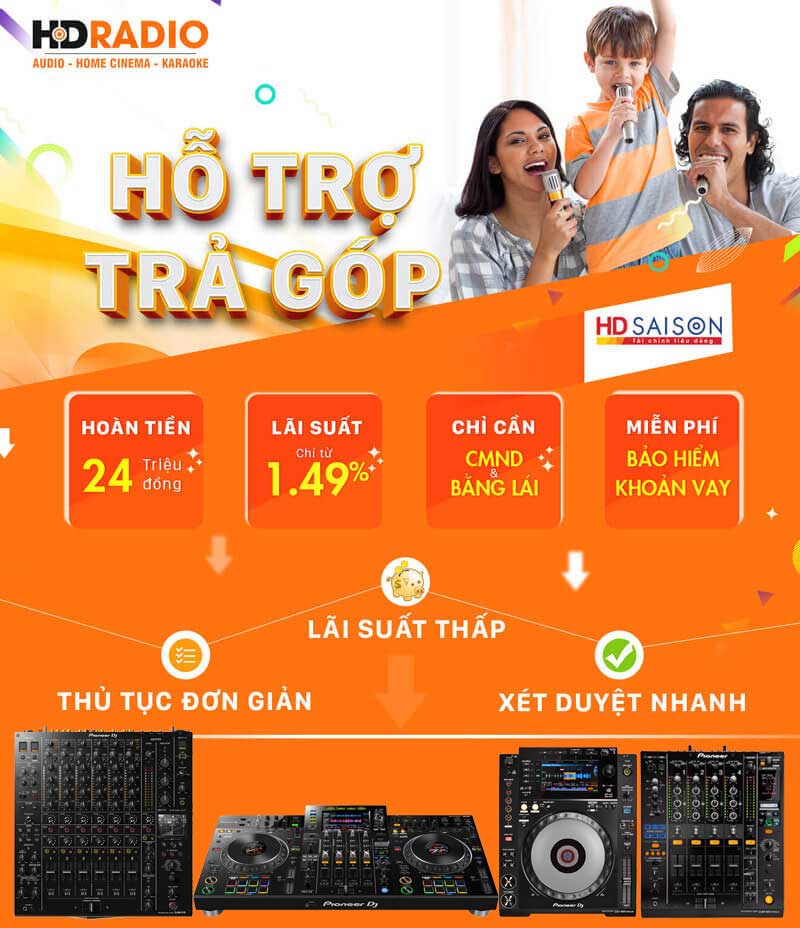 hdradio HỖ TRỢ TRẢ GÓP MIỄN PHÍ
