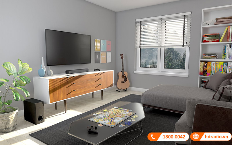 Yamaha trình làng mẫu soundbar kèm subwoofer không dây SR-C30A