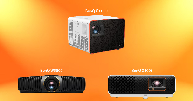 BenQ ra mắt bộ ba máy chiếu 4K mới nhất 2024 mang tên: W5800, X3100i và X500i