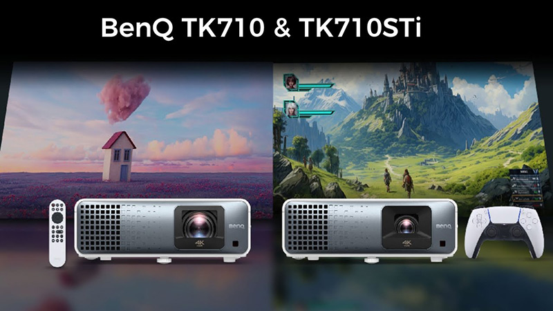 BenQ ra mắt máy chiếu chơi game mang tên TK710 và TK710STi