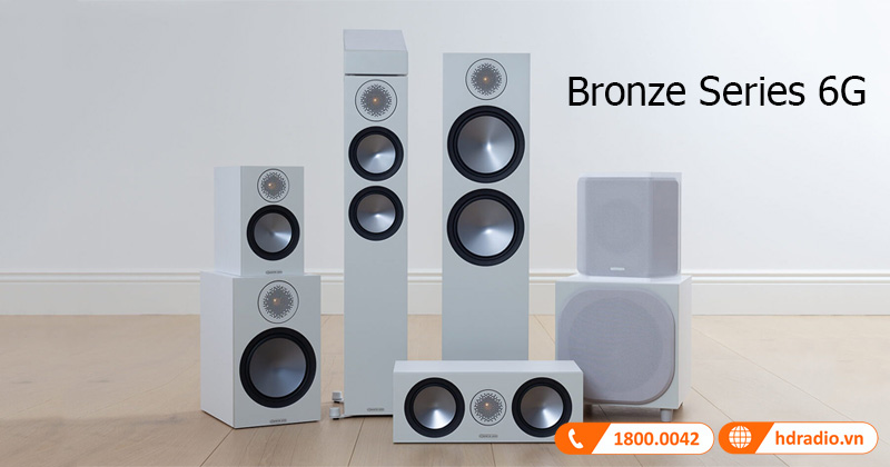 Bronze Series 6G - Dòng loa nghe nhạc đẳng cấp của hãng Monitor Audio