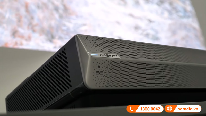 Casiris ra mat may chieu laser A6