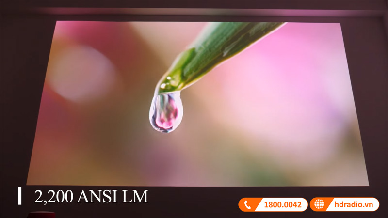 Casiris ra mat may chieu laser A6