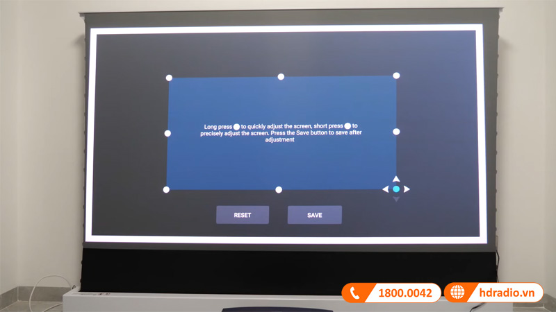 Casiris ra mat may chieu laser A6