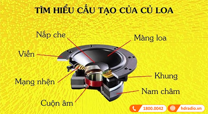 cấu tạo loa bass