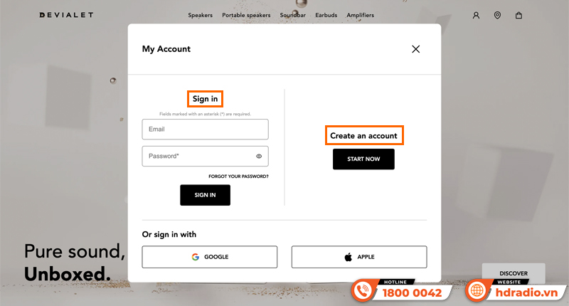 Chương trình khuyến mãi Nâng cấp sản phẩm cùng Devialet