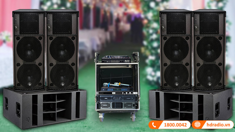 Mua dàn âm thanh đám cưới gồm những thiết bị gì