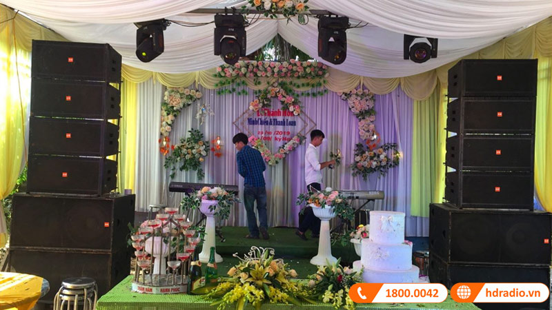 Mua dàn âm thanh đám cưới gồm những thiết bị gì