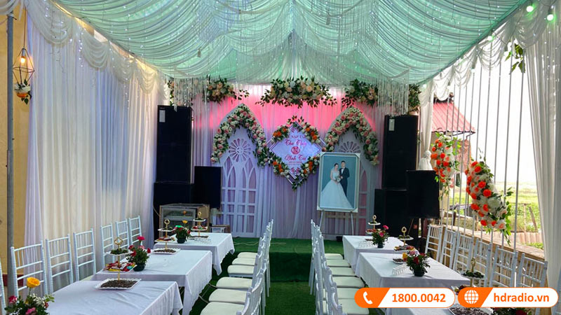 Mua dàn âm thanh đám cưới gồm những thiết bị gì