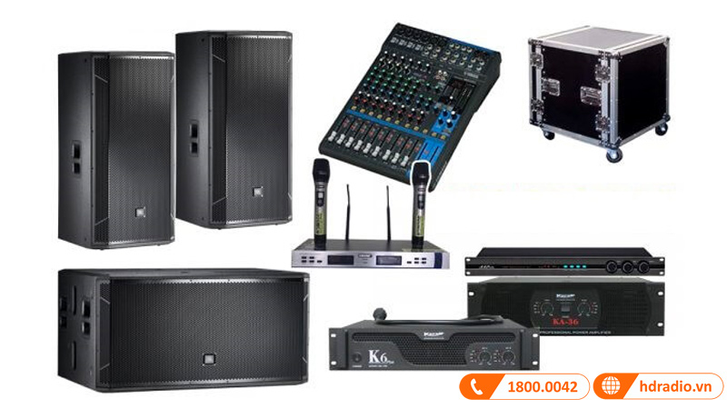 Mua dàn âm thanh đám cưới gồm những thiết bị gì
