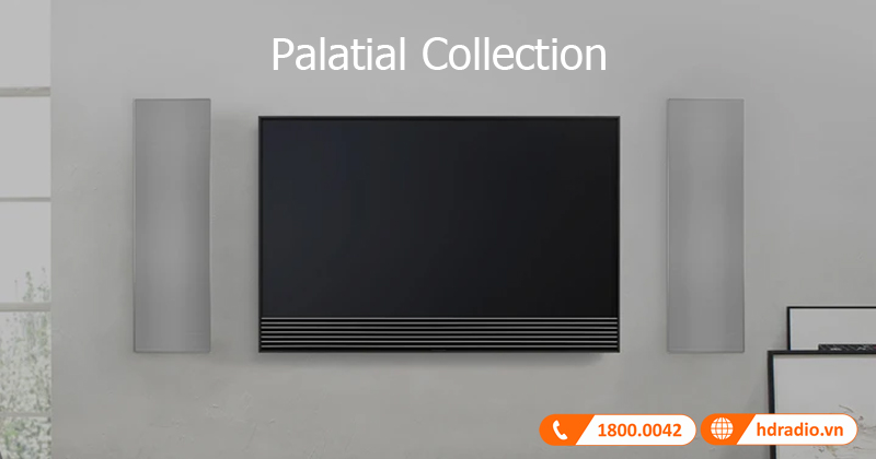Chiêm ngưỡng dòng loa âm tường PALATIAL của hãng Bang & Olufsen với hai mẫu loa: BOPLCR66 và BOPTHTR66
