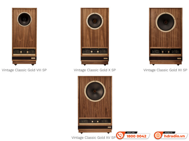 Fyne Audio ra mắt dòng Loa Vintage Classic Gold SP Series Mới