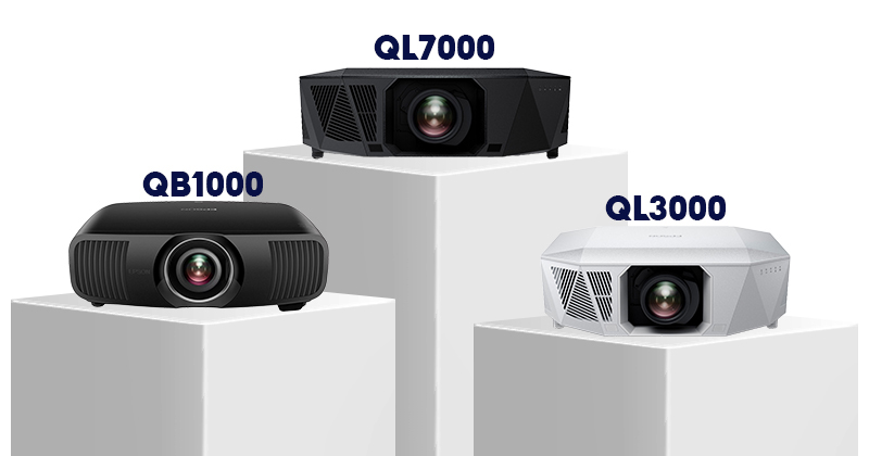Hãng Epson ra mắt bộ 3 Máy chiếu Laser Mới Nhất 2025