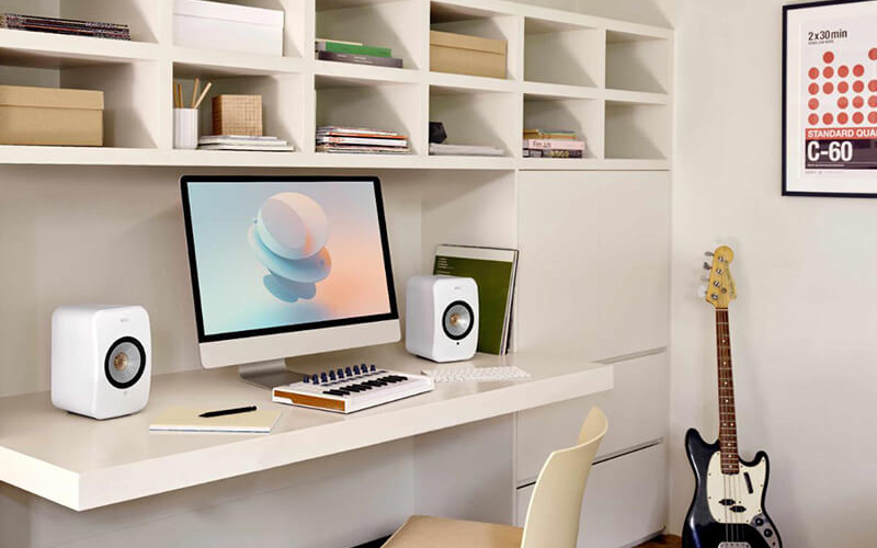 hang kef ra mat mau loa khong day LSX II