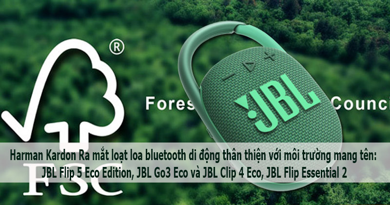 Harman Kardon Ra mắt loạt loa bluetooth di động bảo vệ môi trường mới 2022