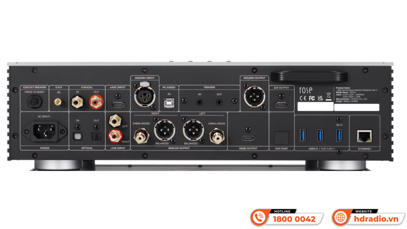 Hifi ra mắt đầu phát streamer tích hợp DAC mang tên RS151