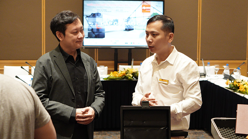 HDRadio với đại diện SONY tại buổi gặp gỡ báo chí về triển lãm thiết bị nghe nhìn lầm thứ 18 - AVSHOW 2022