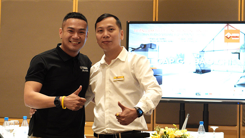 HDRadio với đại diện YAMAHA tại buổi gặp gỡ báo chí về triển lãm thiết bị nghe nhìn lầm thứ 18 - AVSHOW 2022