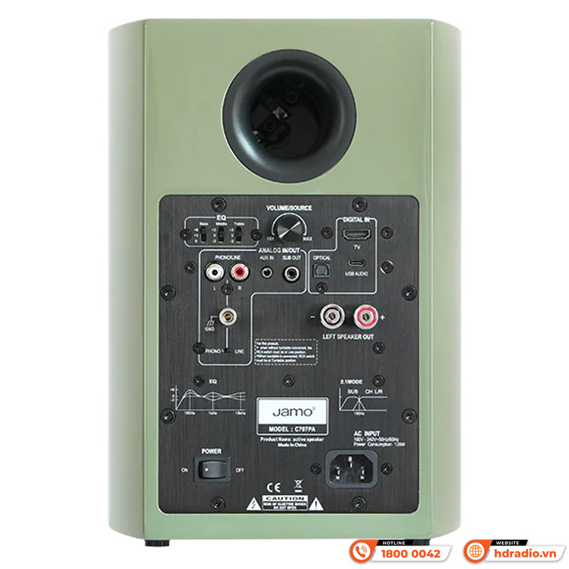 Jamo ra mắt mẫu loa bookshelf active C707PA MKII Jamo ra mắt mẫu loa bookshelf active C707PA MKII