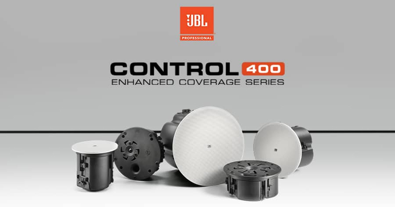 Hãng JBL ra mắt dòng Loa âm trần Mới Nhất 2025 mang tên JBL Control 400 Enhanced Coverage Series