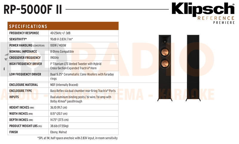 Loa Klipsch RP-5000F II