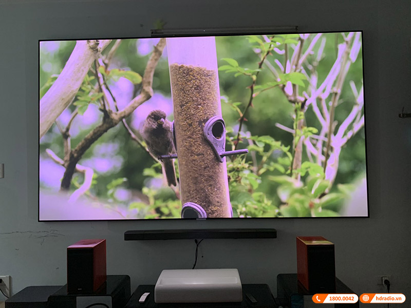 Lắp hệ thống trình chiếu 4K cao cấp trị giá hơn 202 triệu đồng cho anh Quý ở Đê La Thành - Hà Nội Lắp hệ thống trình chiếu 4K cao cấp trị giá hơn 202 triệu đồng cho anh Quý ở Đê La Thành - Hà Nội