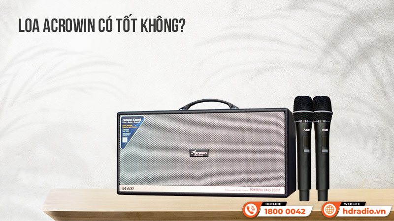 Loa Acrowin của nước nào Loa Acrowin có tốt không