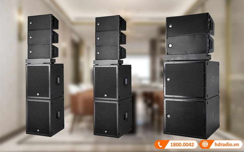 Loa line array và bài toán về âm thanh trong nhà thi đấu thể thao