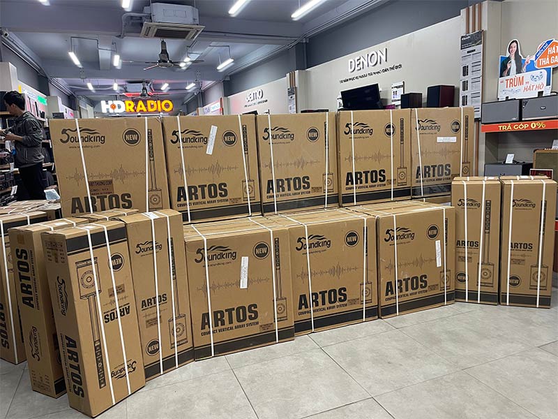 Mẫu loa Column Array mới nhất Soundking Artos1200 chính thức có mặt tại HDRadio từ ngày 27/3/2023