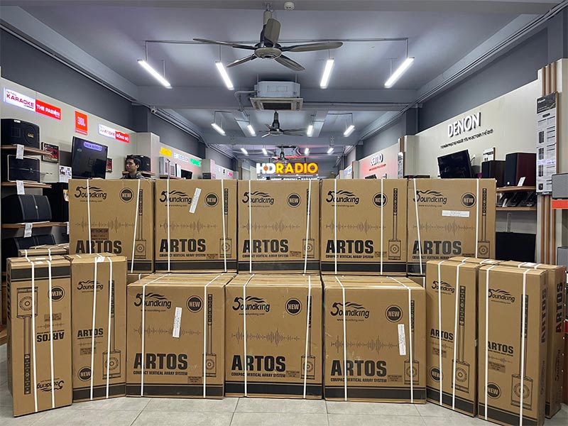 Mẫu loa Column Array mới nhất Soundking Artos1200 chính thức có mặt tại HDRadio từ ngày 27/3/2023