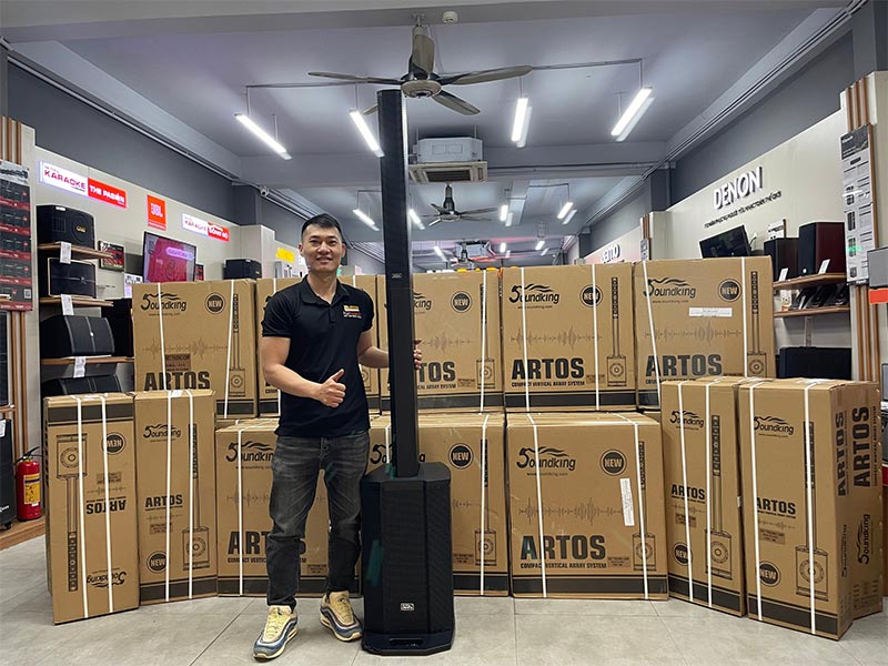 Mẫu loa Column Array mới nhất Soundking Artos1200 chính thức có mặt tại HDRadio từ ngày 27/3/2023