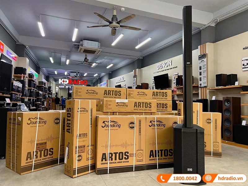 Mẫu loa Column Array mới nhất Soundking Artos1200 chính thức có mặt tại HDRadio từ ngày 27/3/2023