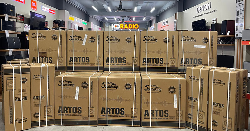 Mẫu loa Column Array mới nhất Soundking Artos1200 chính thức có mặt tại HDRADIO