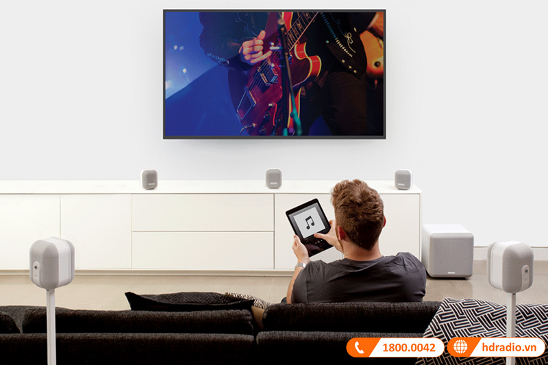 MASS Surround Sound 2G dòng loa xem phim nhỏ gọn ấn tượng của hãng Monitor Audio