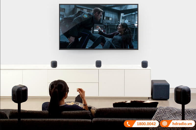 MASS Surround Sound 2G dòng loa xem phim nhỏ gọn ấn tượng của hãng Monitor Audio