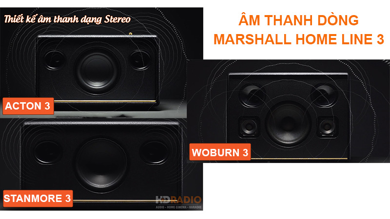 âm thanh dòng loa Marshall Home Line 3